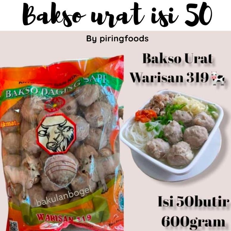 

Ready BAKSO URAT ISI 50 BUTIR WARISAN 319 BERAT 600 GRAM