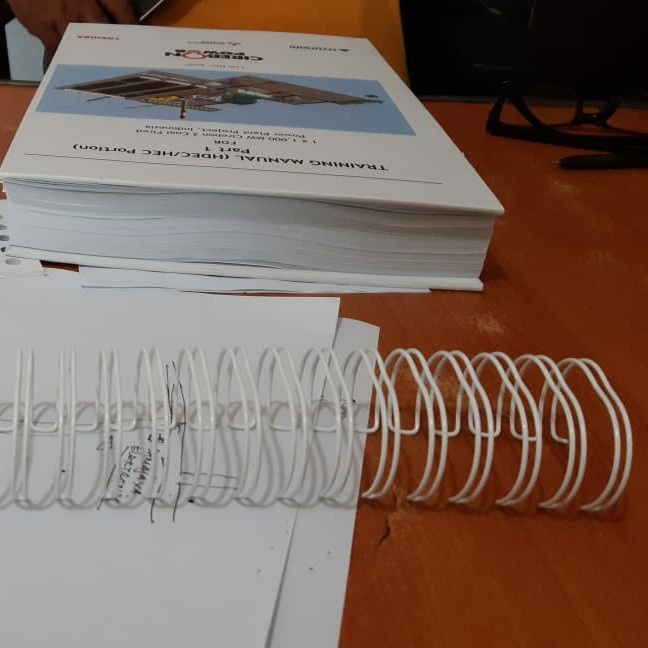 

Ring Kawat 1 1/4 F4 Spiral Jilid 2:1 26Lubang TOPAS O-BINDING WIRE