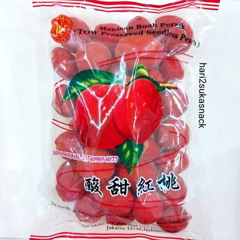

WQ Manisan Buah Persik Manisan Buah Dewa Peach 500gram TERLARIS