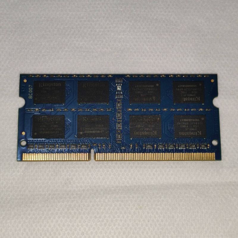 Memory Ram Laptop KINGSTON 2GB 2Rx8 DDR3 PC3-12800S Normal Tested Original