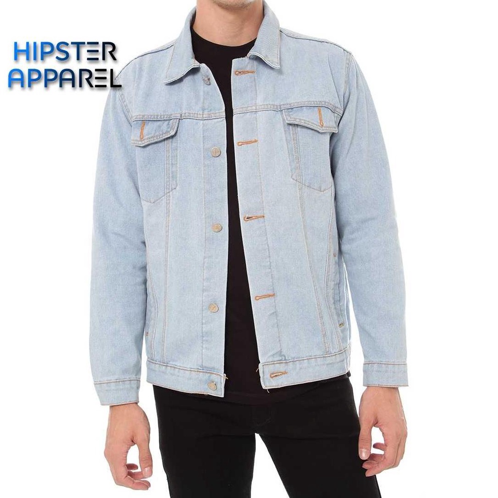 Hipster JAKET jeans denim bioblitz/biru muda