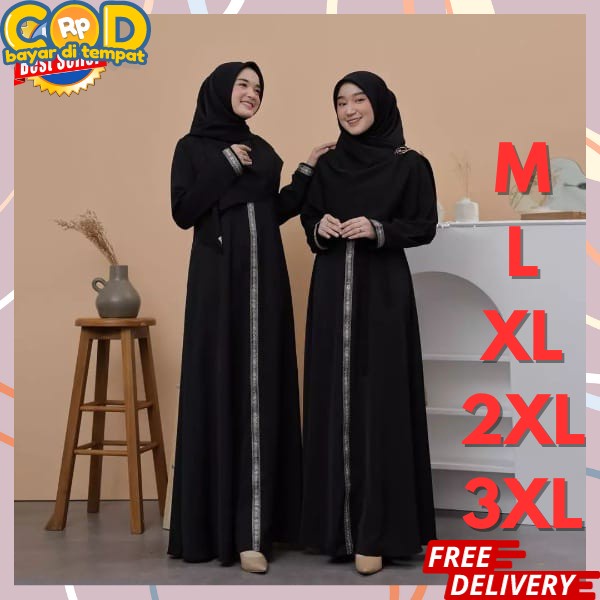 Gamies Gamid Kekinian Gamiz Gamia Menutup Aurat Lengan Panjang Maxy Cewe Muslim Hamis Simple Elegan 