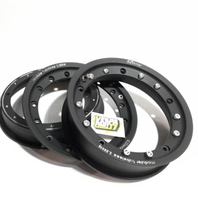 Velg Vespa Gscooter Modular Hitam Ring 10