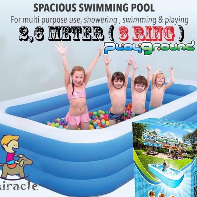 Playground 5406-3 Kolam Renang Anak / Kolam Anak Kolam Renang Anak 3 Ring Kolam Jumbo