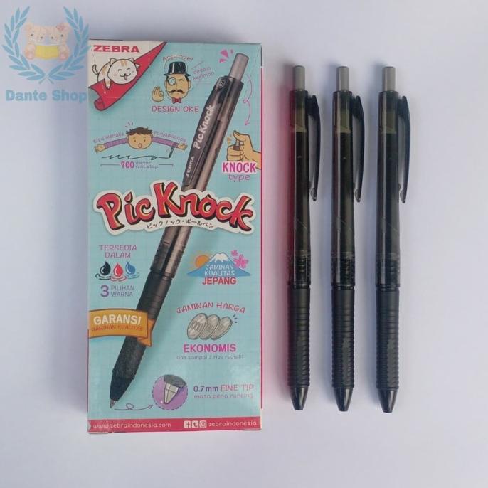 

Pulpen Zebra Pic Knock 0.7mm ( per Lusin )