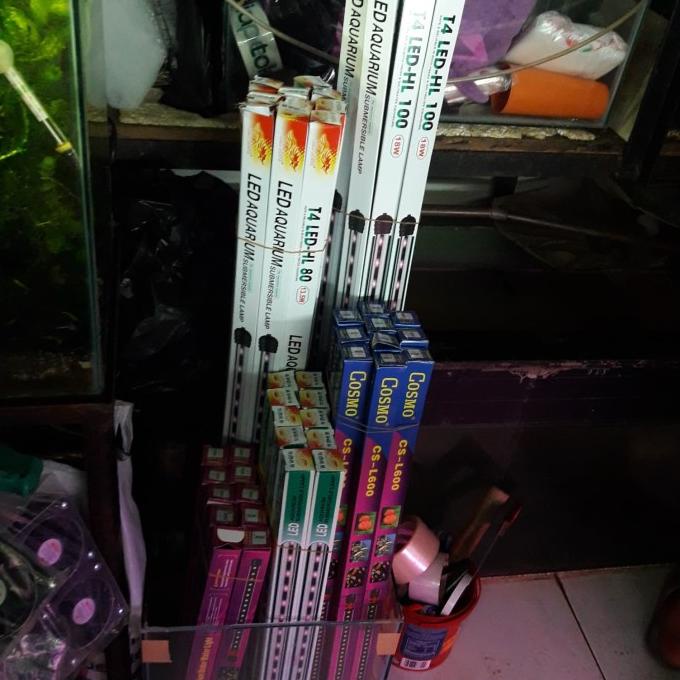 Lampu Led Celup Aquarium 40cm ( Merah/Putih )