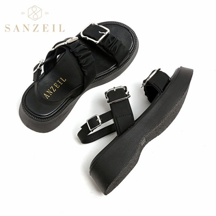 Gudang Tas - Sandal. Gunung Wanita Ori Kulit Import Sepatu Tali Ori