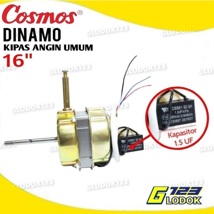 MOTOR DINAMO KIPAS ANGIN COSMOS 16''