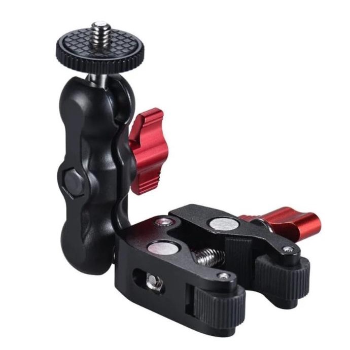 Metal Clamp BallHead & Magic Arm Andoer Light Led Camera 360 insta X3