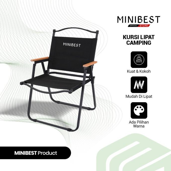 MINIBEST Kursi Lipat Camping Portable Outdoor MB KMT Kursi Gunung