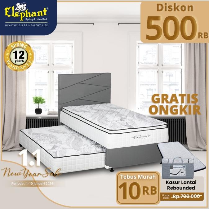 Kasur Springbed 2 In 1 Blossom Elephant