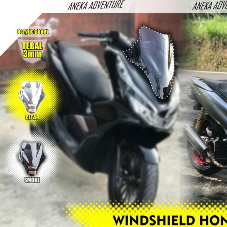Diskon Besar New Windshield Honda Pcx 150 Model Mhr Bukan Pcx 160 Atau Cbu Aksesoris Bukan Windshiel