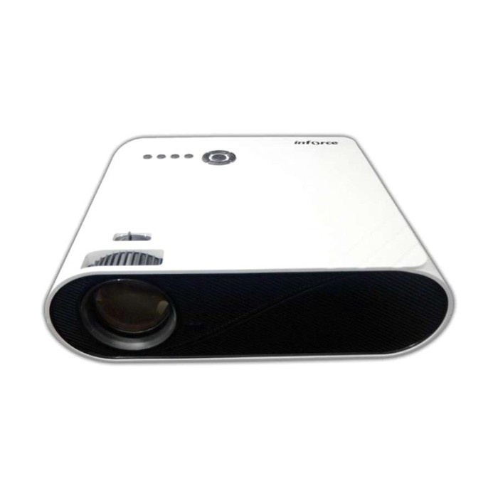 PROYEKTOR LED PROJECTOR INFORCE AN-11 WHITE ( ANDROID ) 3000 LUMEN ATV