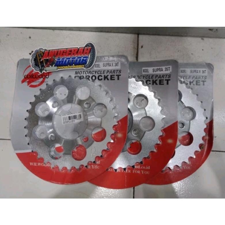 Diskon Besar Gear Gir Ger Belakang Honda Supra Grand Prima Ukuran  428 - 31 - 33 - 34  - 35 - 36 - 3