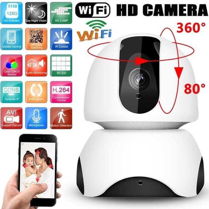 EC30-12 360Eyes Wifi IP Camera CCTV Surveillance Kamera Monitor