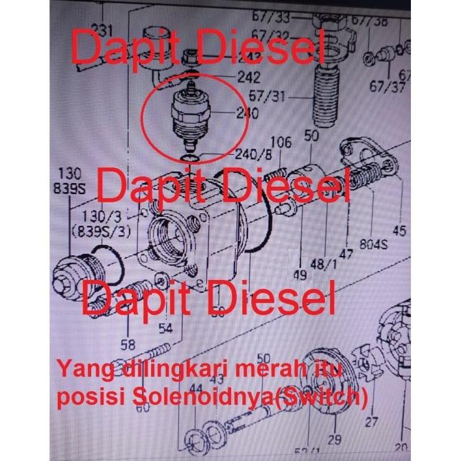 Switch Solenoid Atau Magnet Valve Untuk Isuzu Panther 2.5, 2.5 Turbo