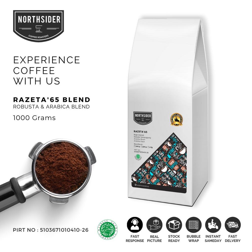 

Northsider Kopi arabika robusta Razeta'65 Blend kopi susu 1Kg