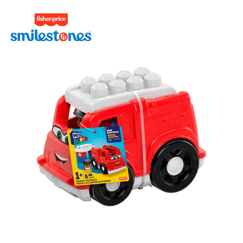 Mega Bloks Freddy Fire Truck - Mainan Balok Anak