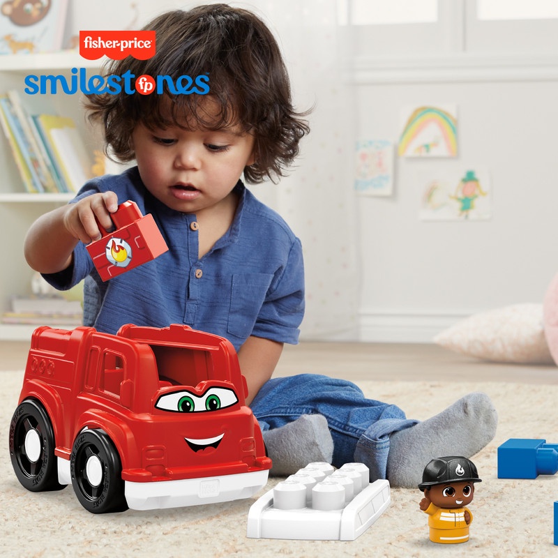 Mega Bloks Freddy Fire Truck - Mainan Balok Anak