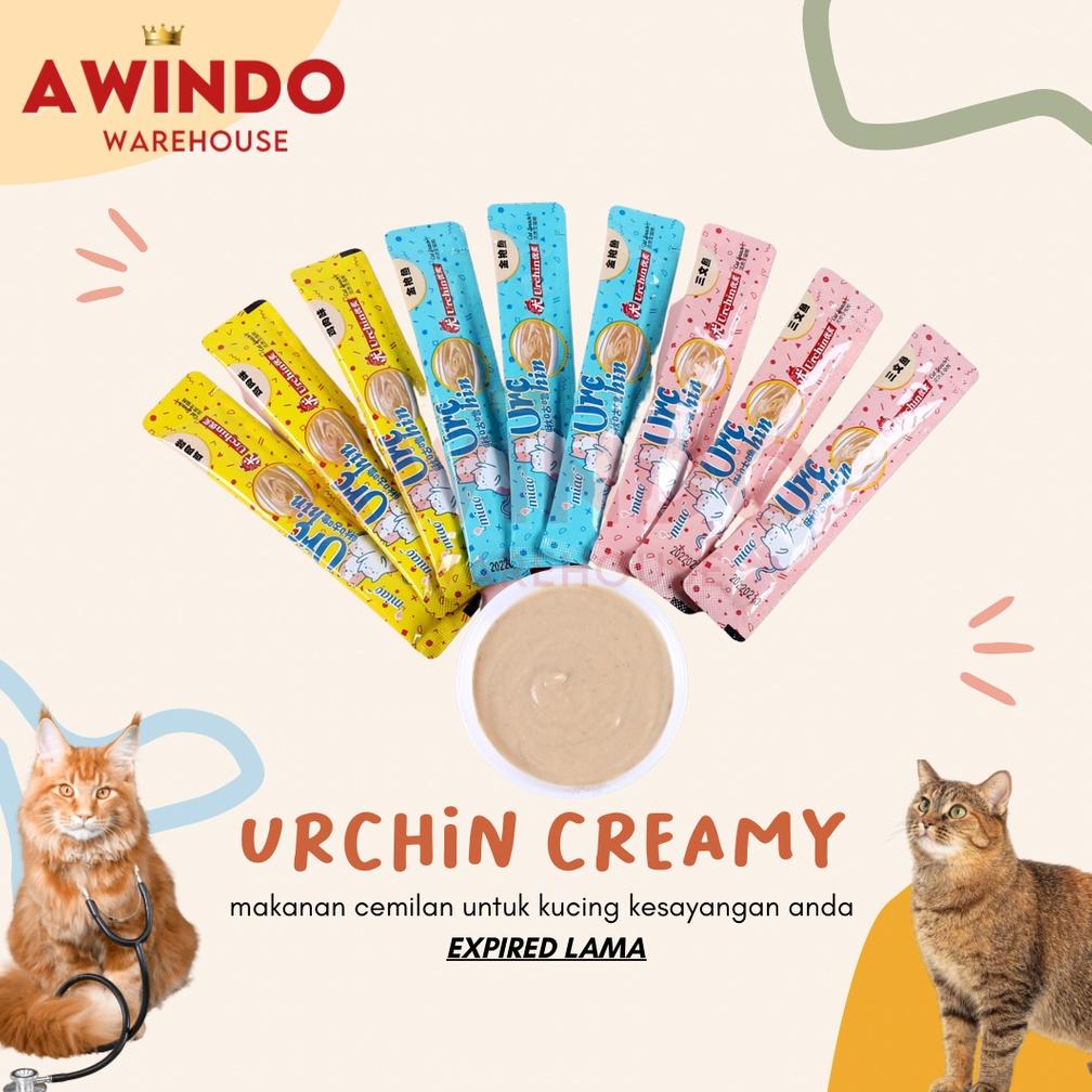 URCHIN CREAMY - Makanan Cemilan Snack Kucing Cat Kitten Adult