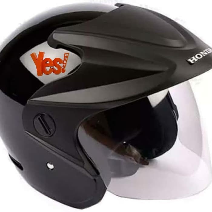 Helm Motor Honda Sni Half Face Trx-3 / Hmj-1 Original Ahm