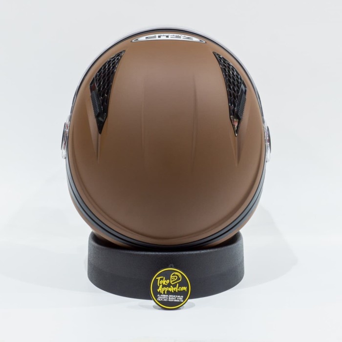 Helm Half Face Zeus Zs-610 Brown Matt