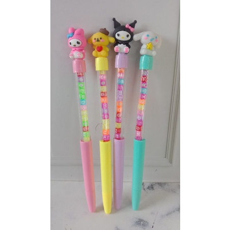 

pulpen karakter gliter