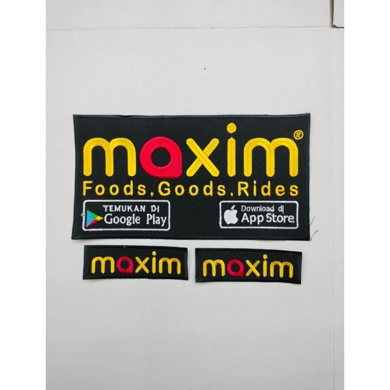 Sensasional Emblem/Patch Maxim Bordir