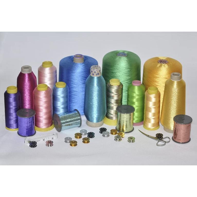 Premium Benang Bordir Polyster Merk Boutique 120D/2 Katalog Warna Kepala 3 (Ukuran 5000M)