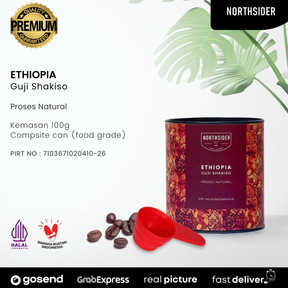 

Northsider Kopi arabika Ethiopia Guji Shakiso Natural coffee 100g