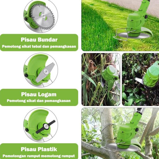 Mesin pemotong rumput lipat Elektrik Mesin Potong Rumput Baterai 48V