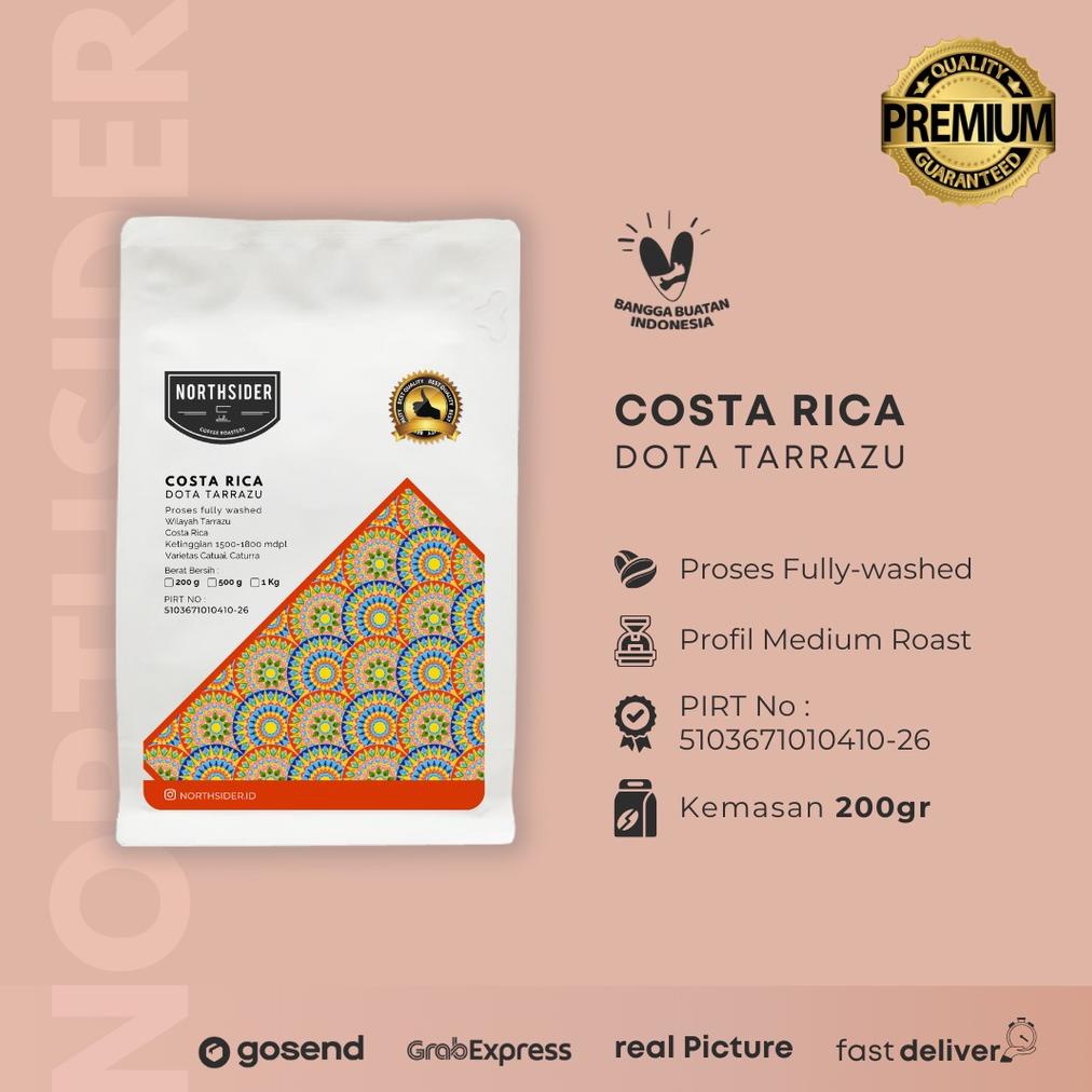 

Northsider Kopi Arabika Costa Rica Dota Tarrazu fully-washed - 200g