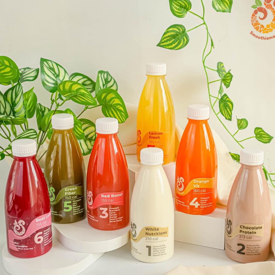 

Paket Detox Cold Pressed Intense 7 Bottles One Day X Smoothiemama ! Jus Sehat Aneka Varian Jus