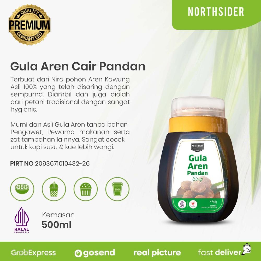 

Gula aren cair pandan 500g premium asli untuk kopi susu - kue - boba