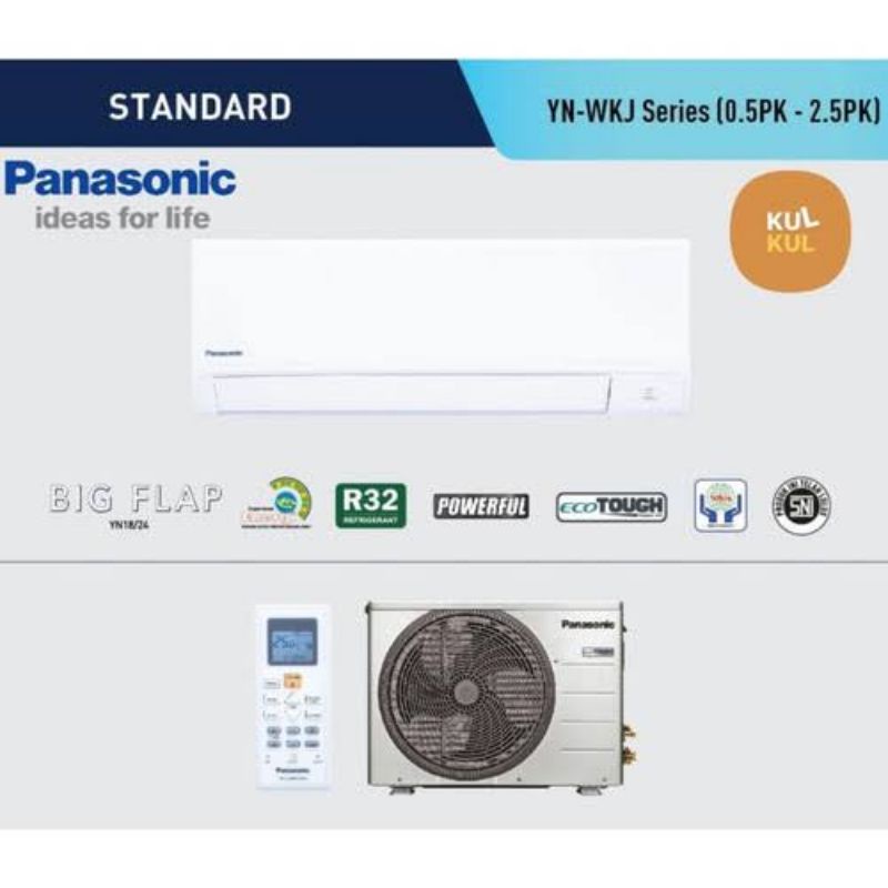 AC Panasonic 1/2 PK- 1 pk YN Series AC standard Outdoor Ecotough