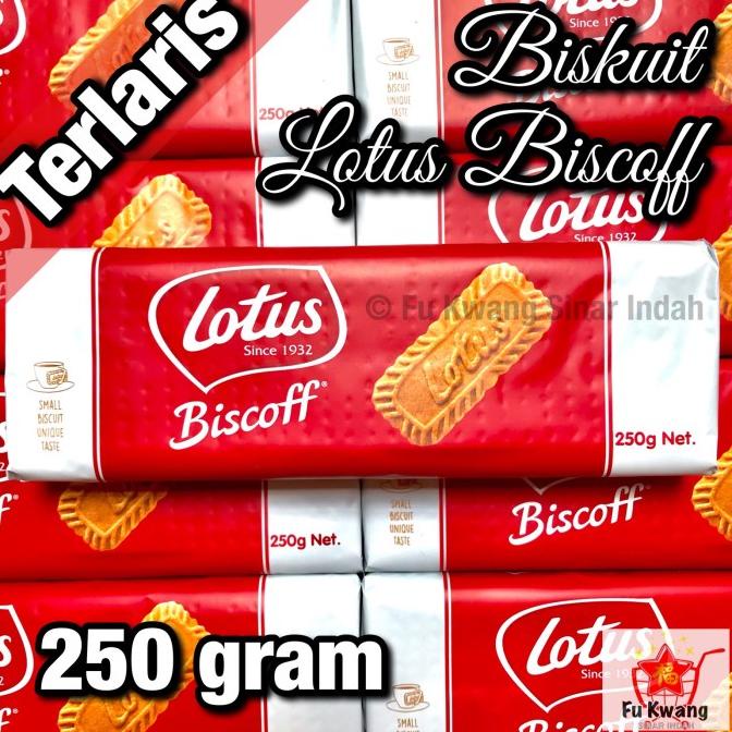 Ready oke] Lotus Biscoff Biscuit Biskuit Caramel Karamel 250 gram