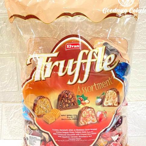 

Coklat Ean Arab Turki Truffle Chocolate Assortment Kemasan Besar 1000 Gr / 1 Kg
