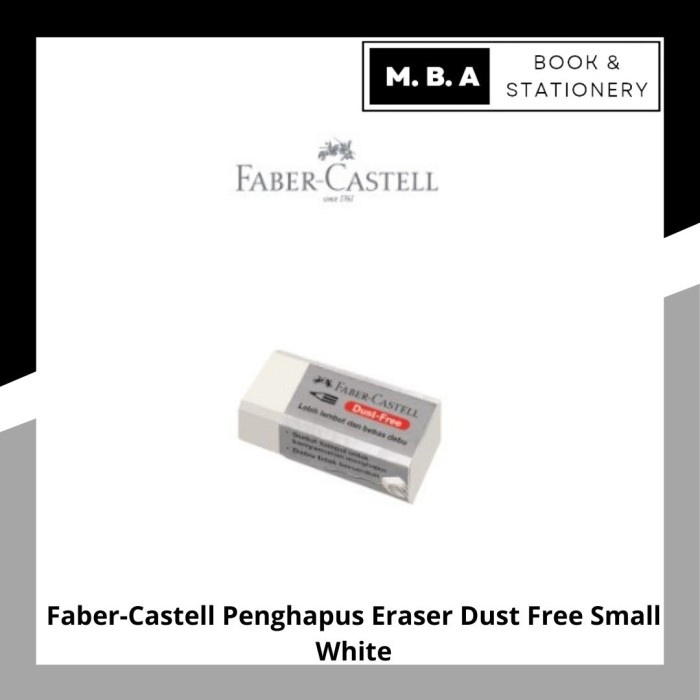 

Faber-Castell Penghapus Eraser Dust Free Small White