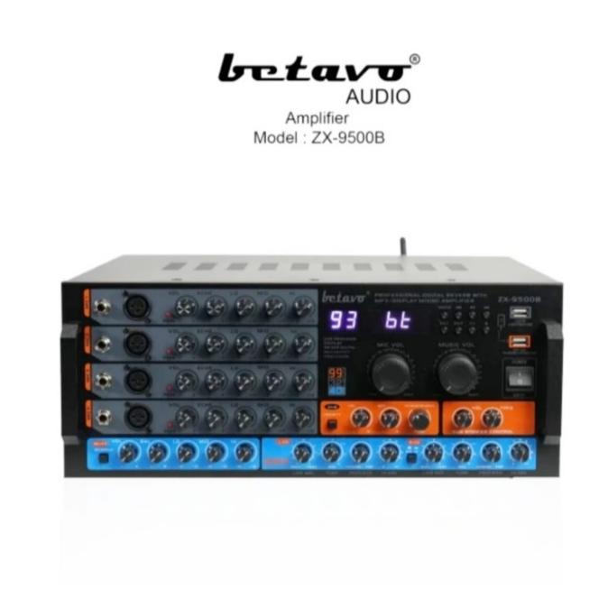 Amplifier Power Mixer Karaoke Betavo Zx 9500B / Zx 9500 B Original Kualitas Premium