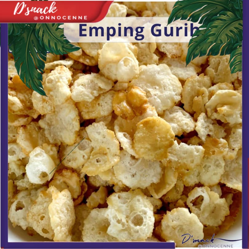 

Emping Melinjo Original Gurih / Emping Asin Gurih 250g ROHAQ