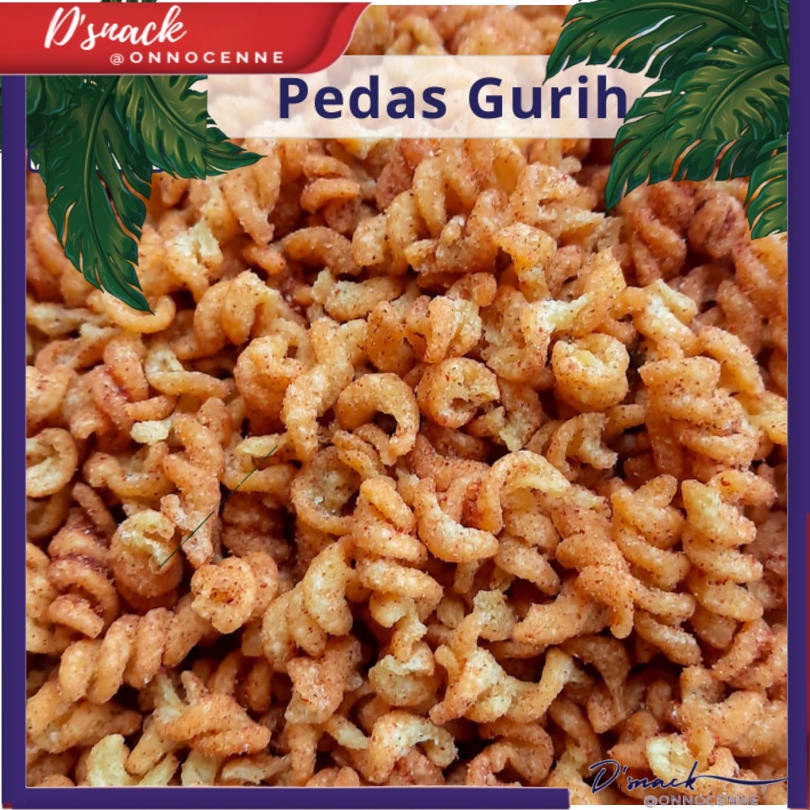 

Makaroni Spiral Pedas / Makaroni Ulir Pedas Gurih 250g YN1IY