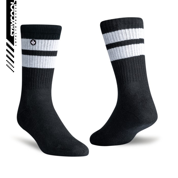 StayCool Socks Kaos Kaki Basic - Classic Black