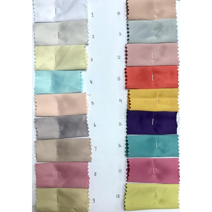 Promo Kain Satin / Saten Polos