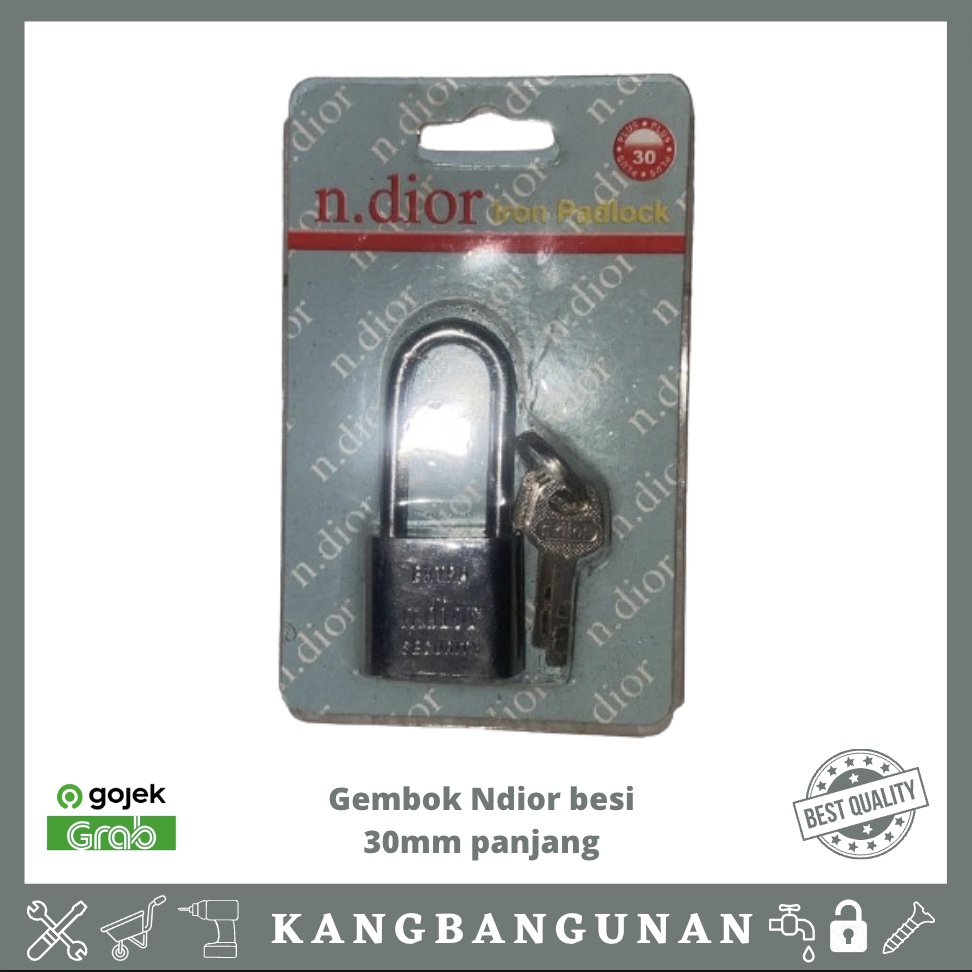 Gembok NDIOR Besi 30MM Panjang