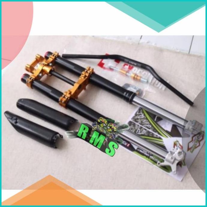 Upside Down Kawasaki KLX 150 Expedition Jumb Shock Depan KLX - Black 1