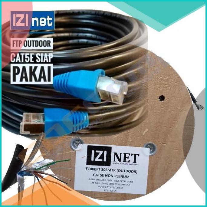 Cable STP Kabel FTP Cat 5E Outdoor Cable 50 Meter IZI net Original 16n
