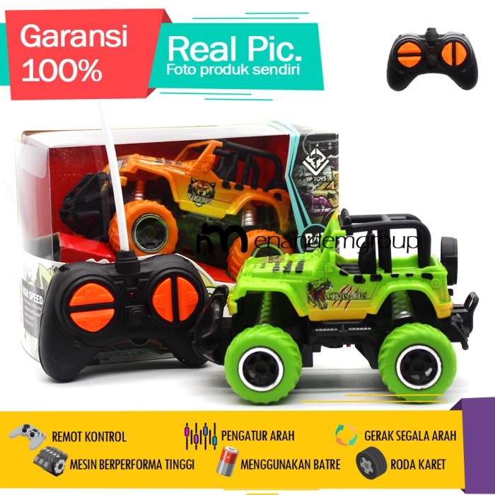 TERLARIS Mainan Mobil Jeep Remot Kontrol RC Offroad Monster Truk Star Series