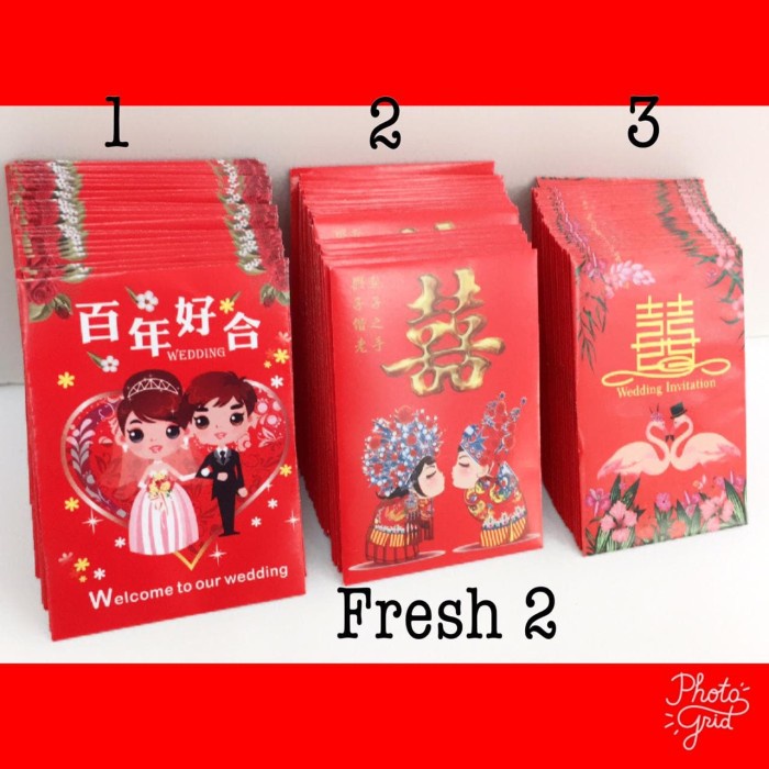 

Angpao Shuangxi/Amplop Sangjit/Angpao Wedding ((_Baca Diskrips_I))