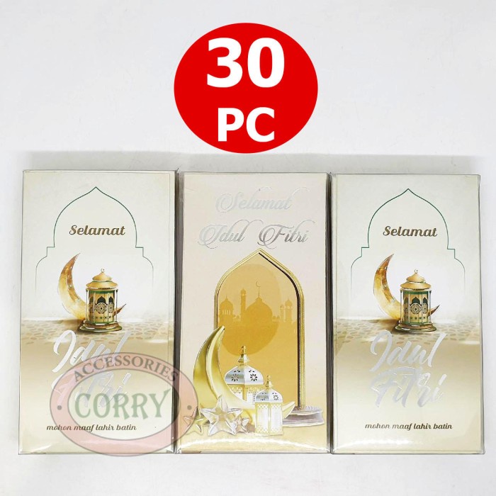 

Angpao Lebaran Isi 30 Mewah 16 Cm Idul Fitri Amplop Uang Putih Krem Me ((_Baca Diskrips_I))