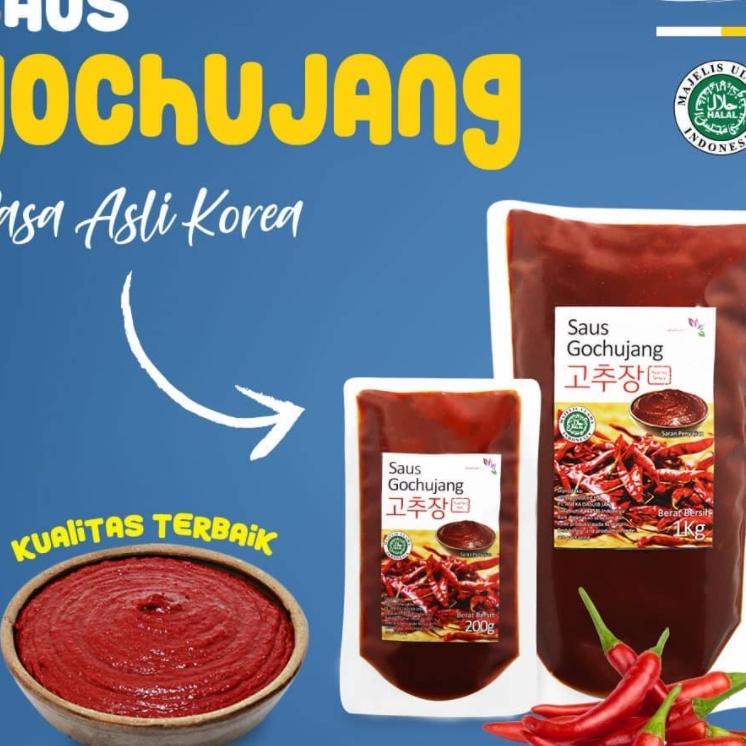 

[Halal] Gochujang 1Kg Rasa Korea/Sauce Sambel Pasta/Chili Paste